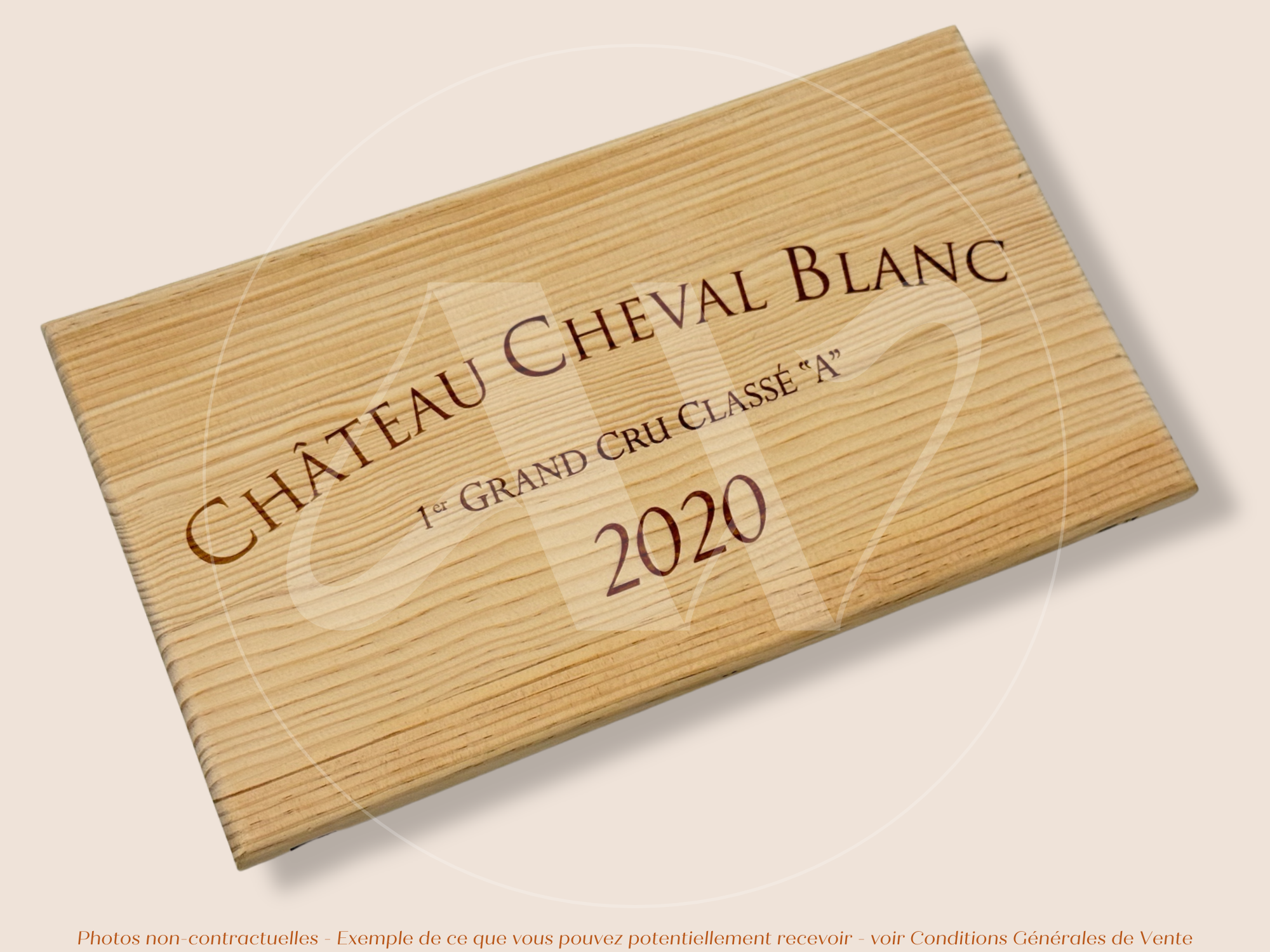 Façade bois – Château Cheval Blanc – Saint-Émilion (Bordeaux) – Millésime 2020 – Grand Cru Classé "A" – Estampe Exceptionnelle