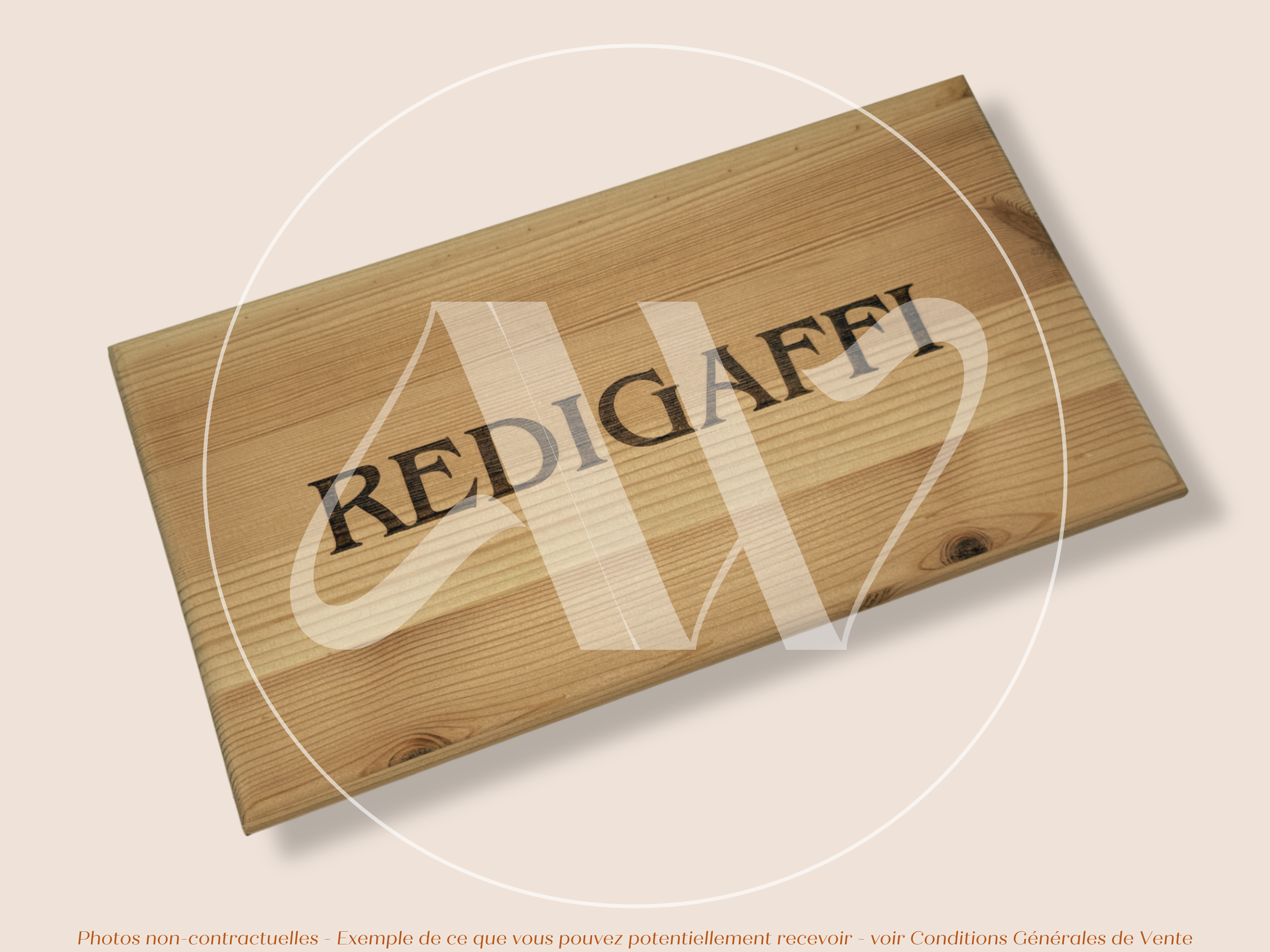 Estampe de caisse de vin en bois Domaine Tua Rita Redigaffi – Toscane Italie – 30 × 17 cm
