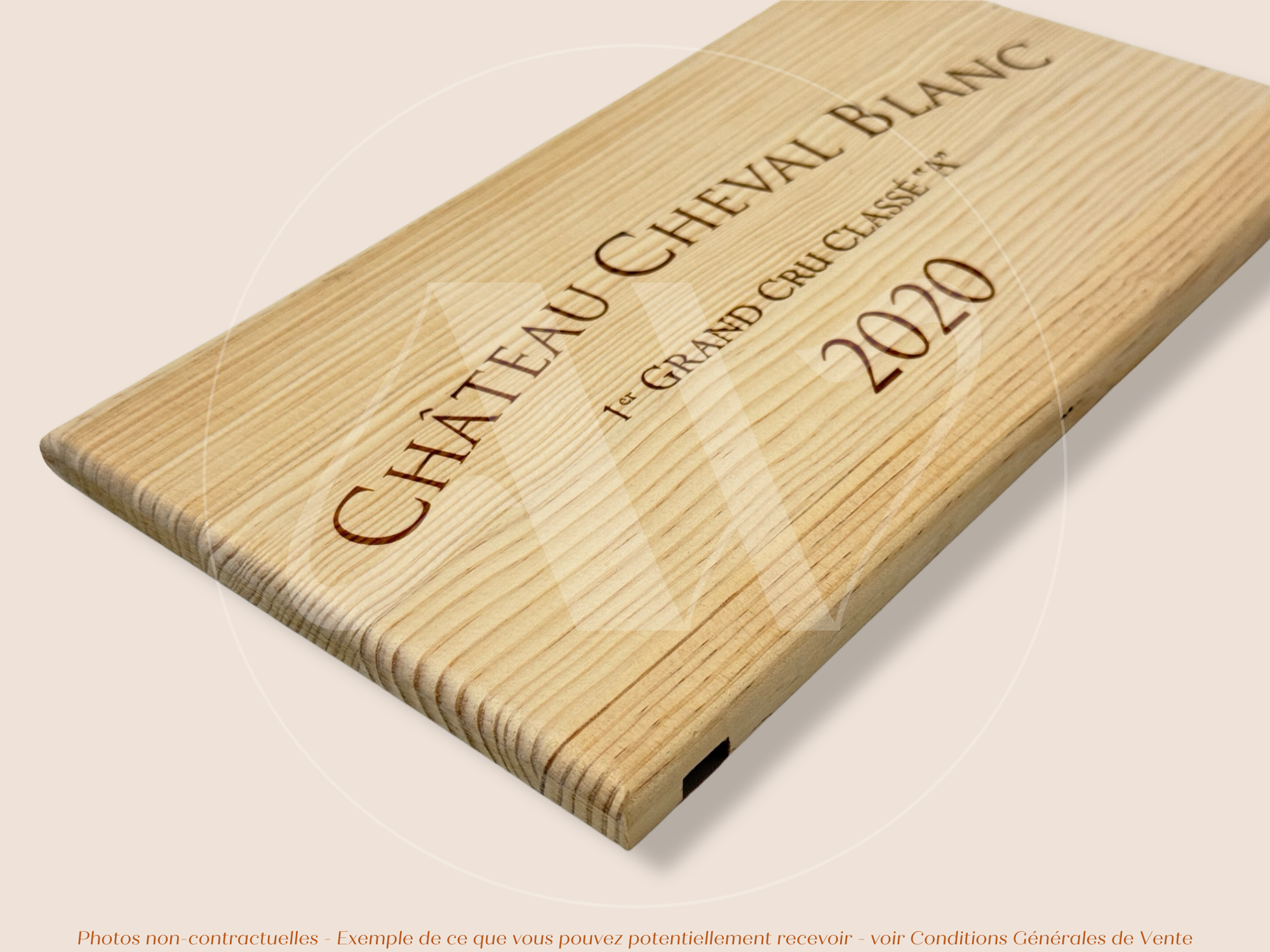 Façade bois – Château Cheval Blanc – Saint-Émilion (Bordeaux) – Millésime 2020 – Grand Cru Classé "A" – Estampe Exceptionnelle