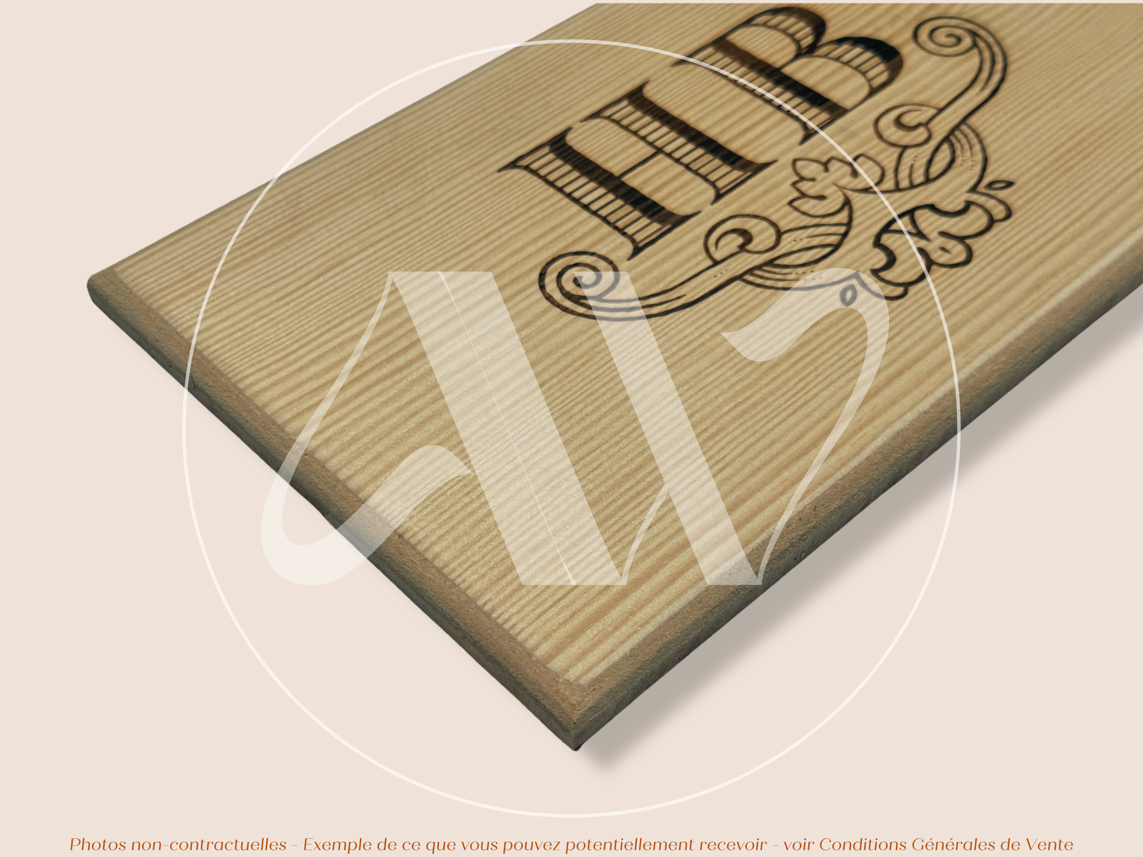 Estampe de caisse de vin Domaine Henri Boillot – Bourgogne – 30 × 17 cm