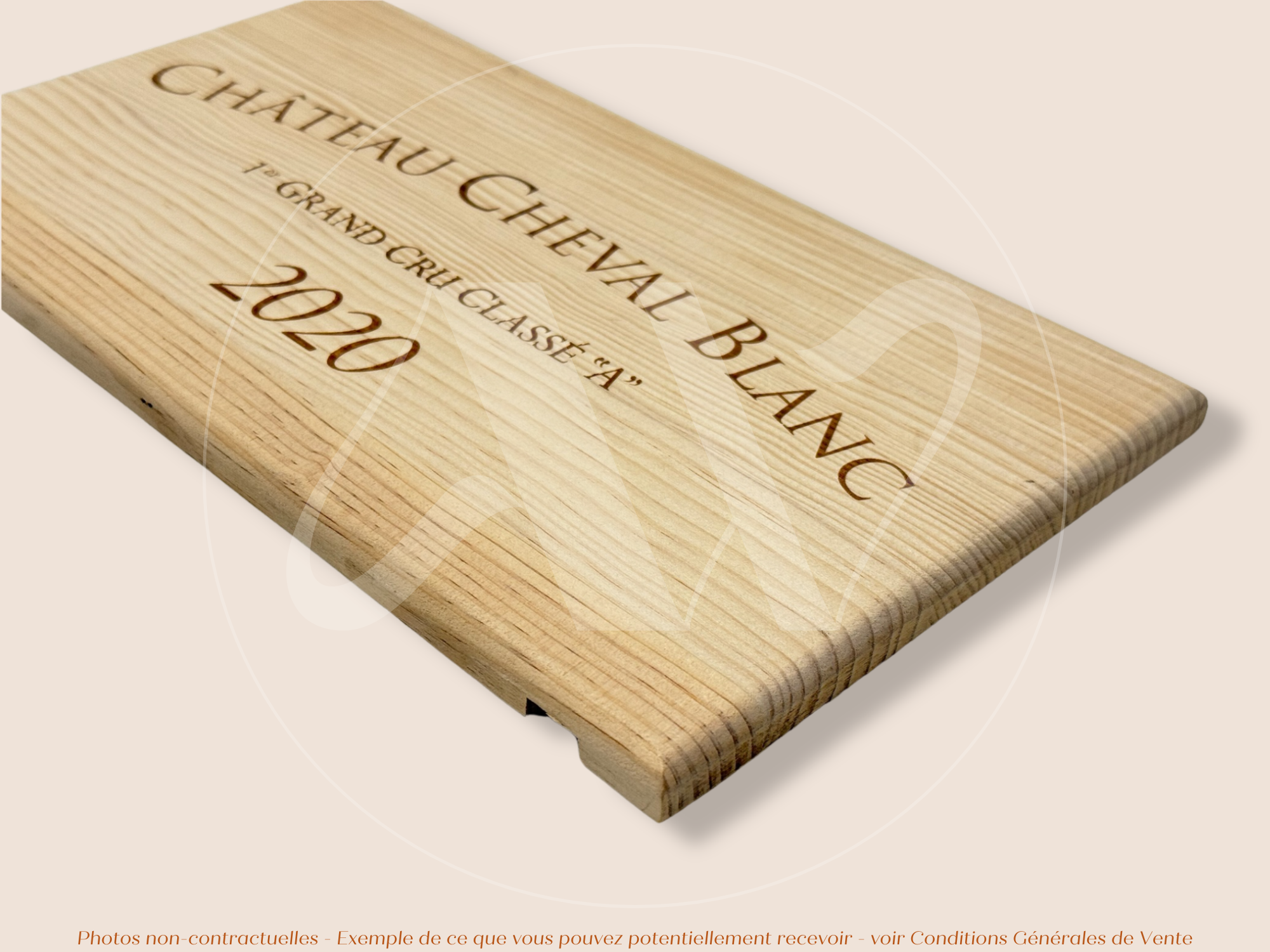 Façade bois – Château Cheval Blanc – Saint-Émilion (Bordeaux) – Millésime 2020 – Grand Cru Classé "A" – Estampe Exceptionnelle