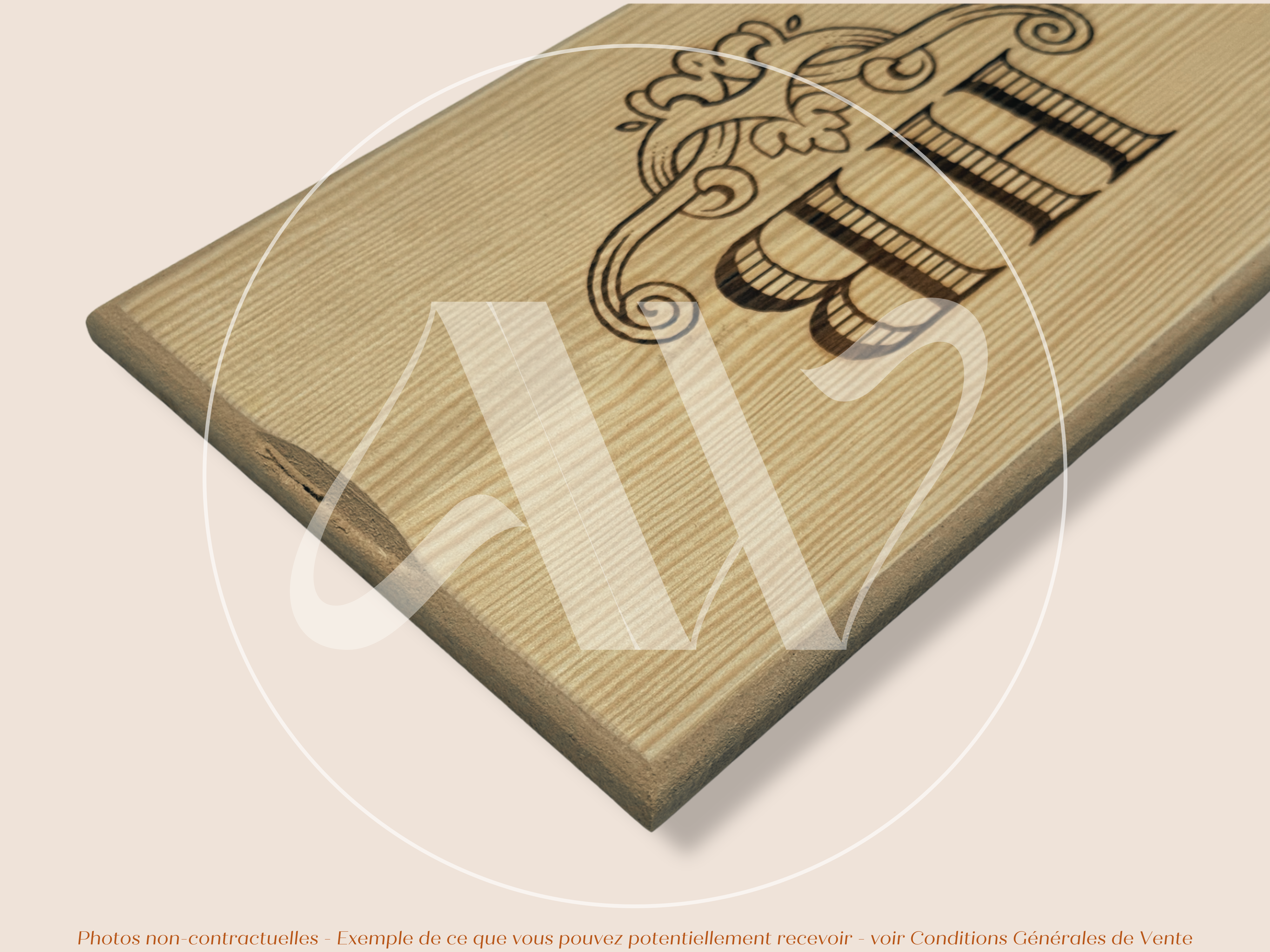 Estampe de caisse de vin Domaine Henri Boillot – Bourgogne – 30 × 17 cm