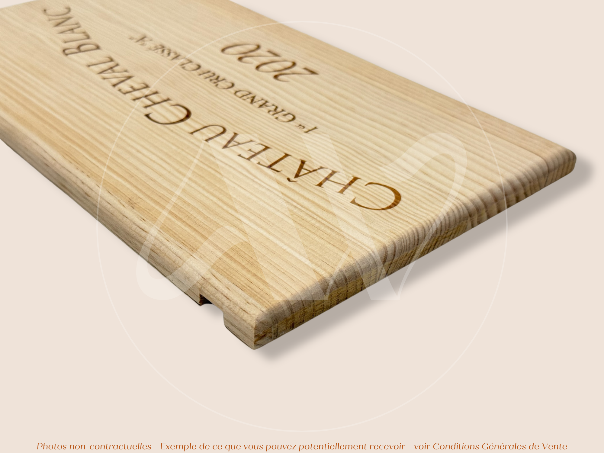 Façade bois – Château Cheval Blanc – Saint-Émilion (Bordeaux) – Millésime 2020 – Grand Cru Classé "A" – Estampe Exceptionnelle