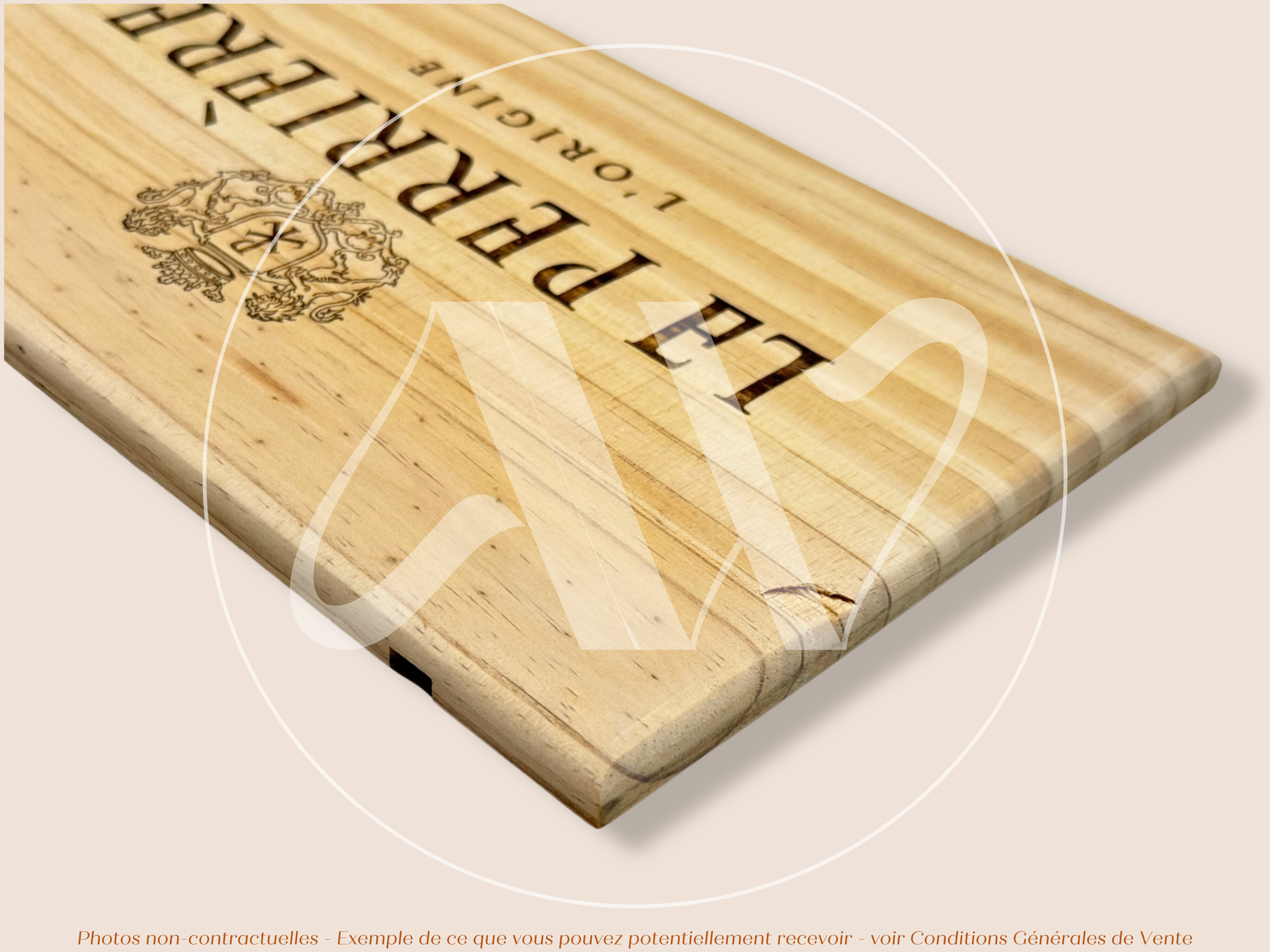 Estampe de caisse de vin – Le Perrière L’Origine - Bourgogne - Sancerre – 30 × 17 cm