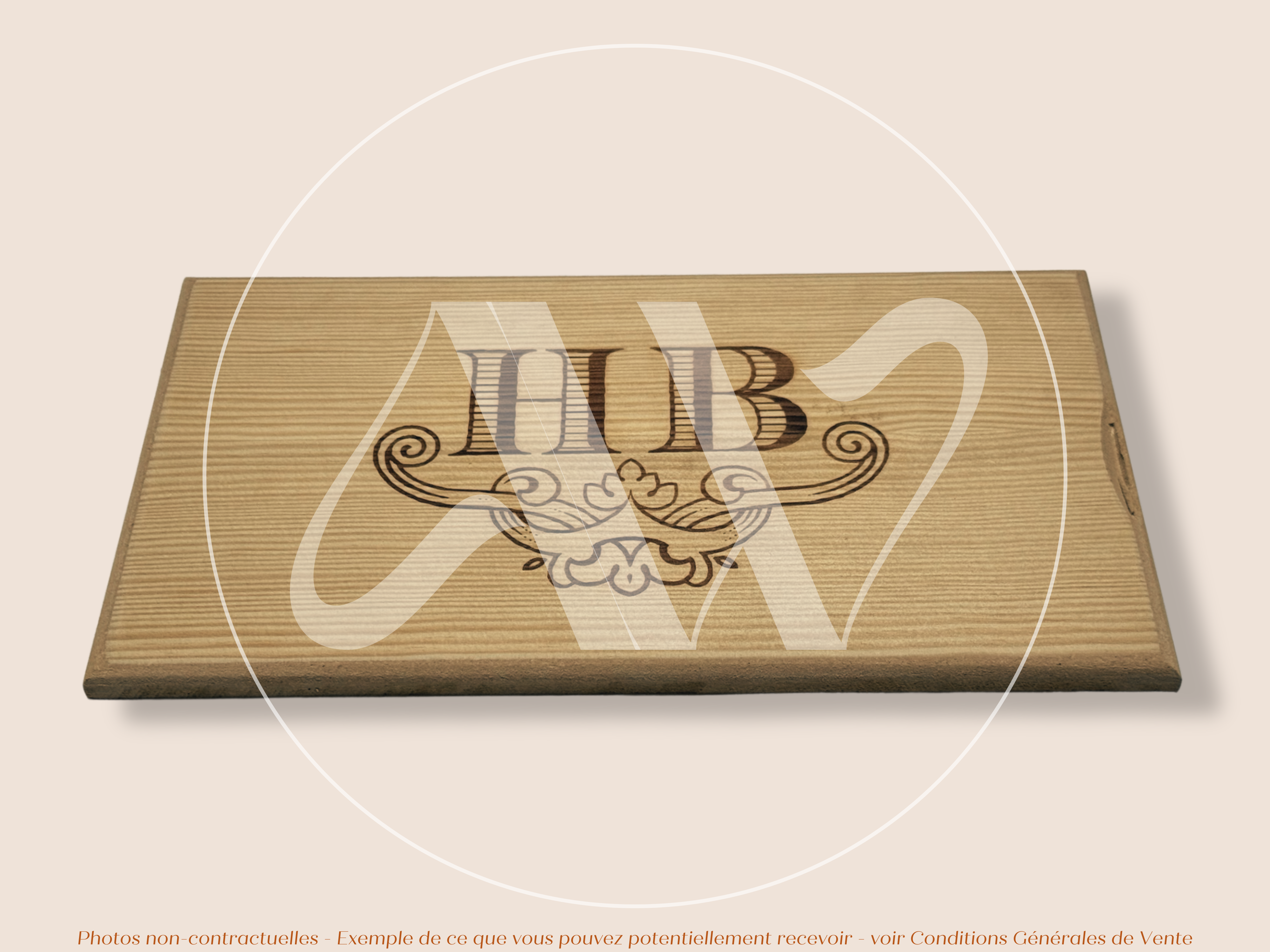 Estampe de caisse de vin Domaine Henri Boillot – Bourgogne – 30 × 17 cm