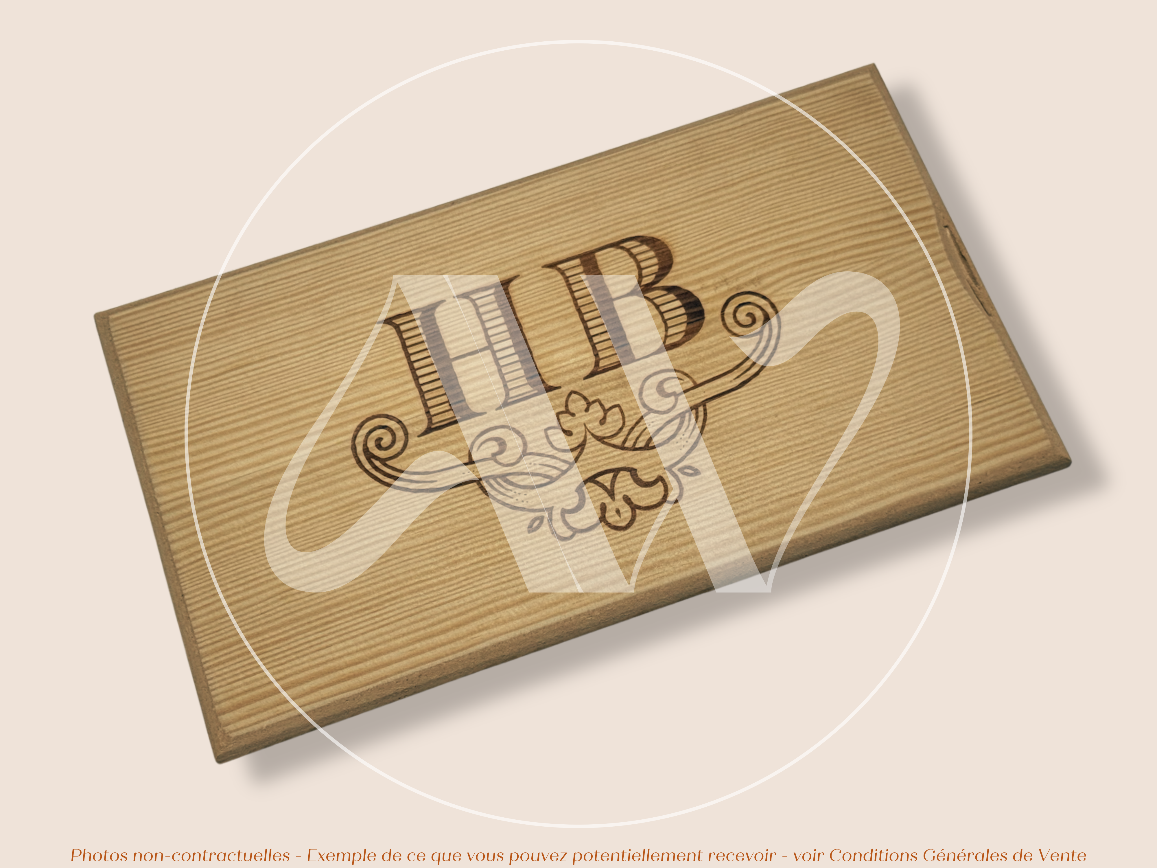 Estampe de caisse de vin Domaine Henri Boillot – Bourgogne – 30 × 17 cm