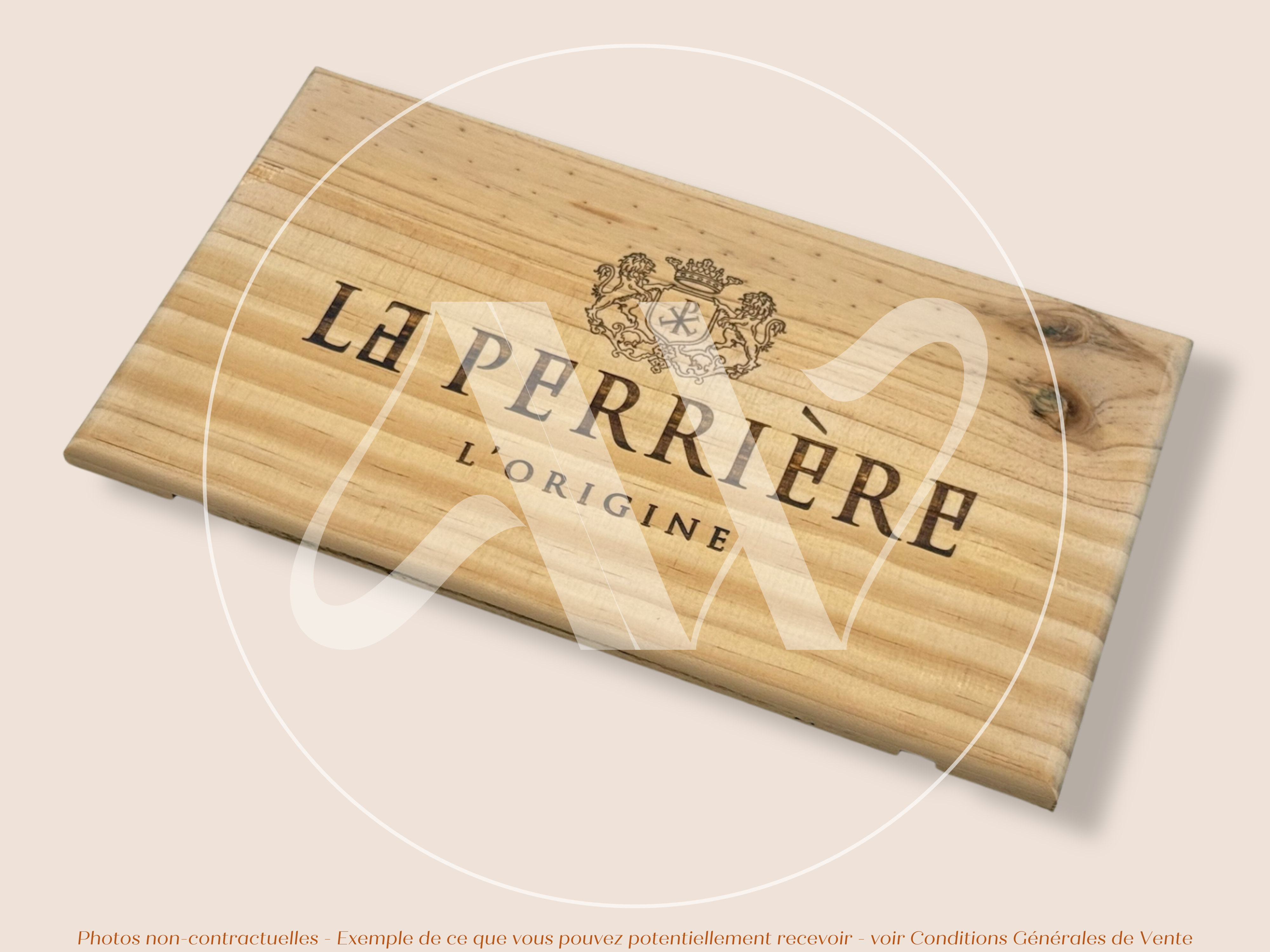 Estampe de caisse de vin – Le Perrière L’Origine - Bourgogne - Sancerre – 30 × 17 cm