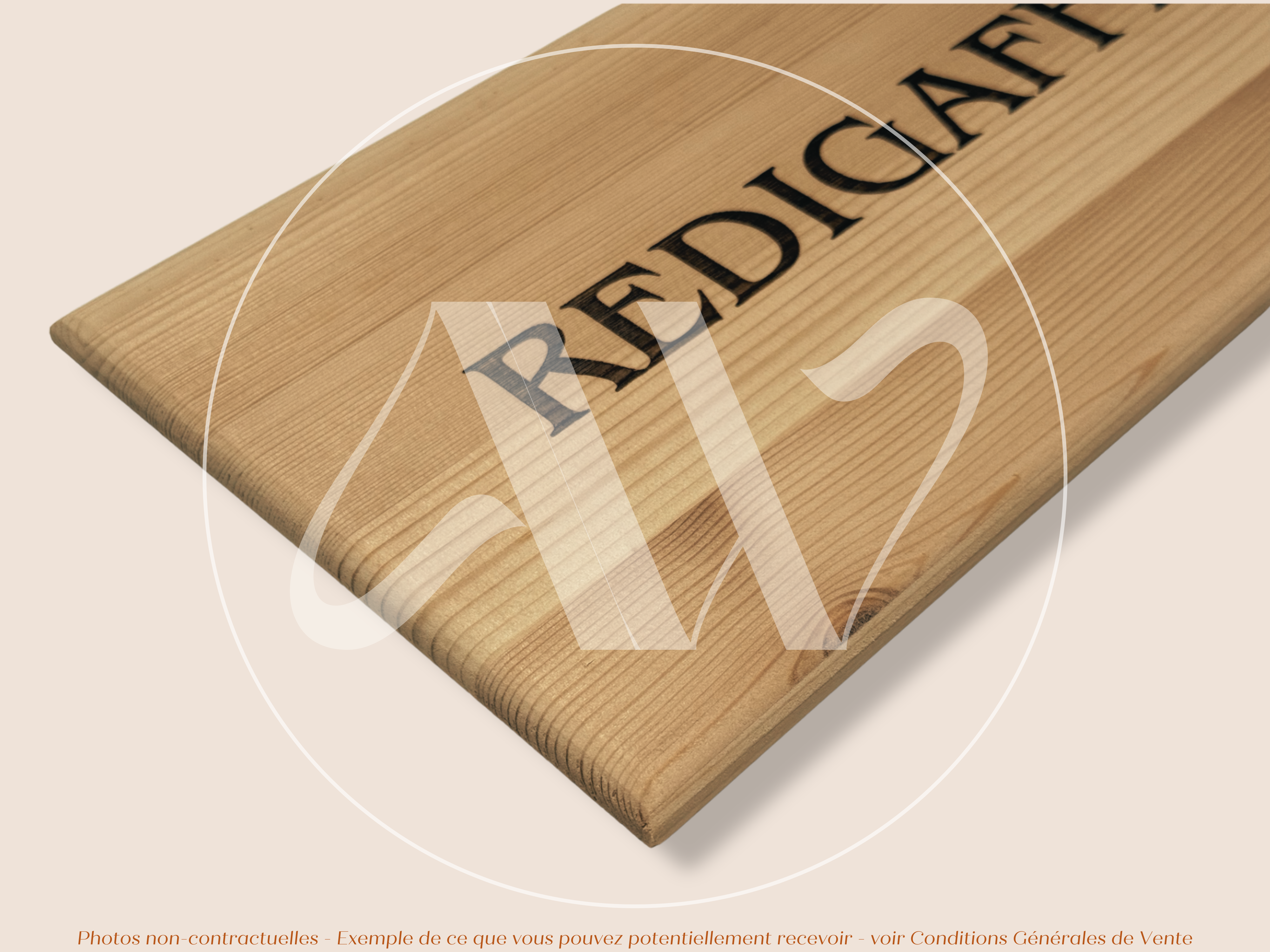 Estampe de caisse de vin en bois Domaine Tua Rita Redigaffi – Toscane Italie – 30 × 17 cm
