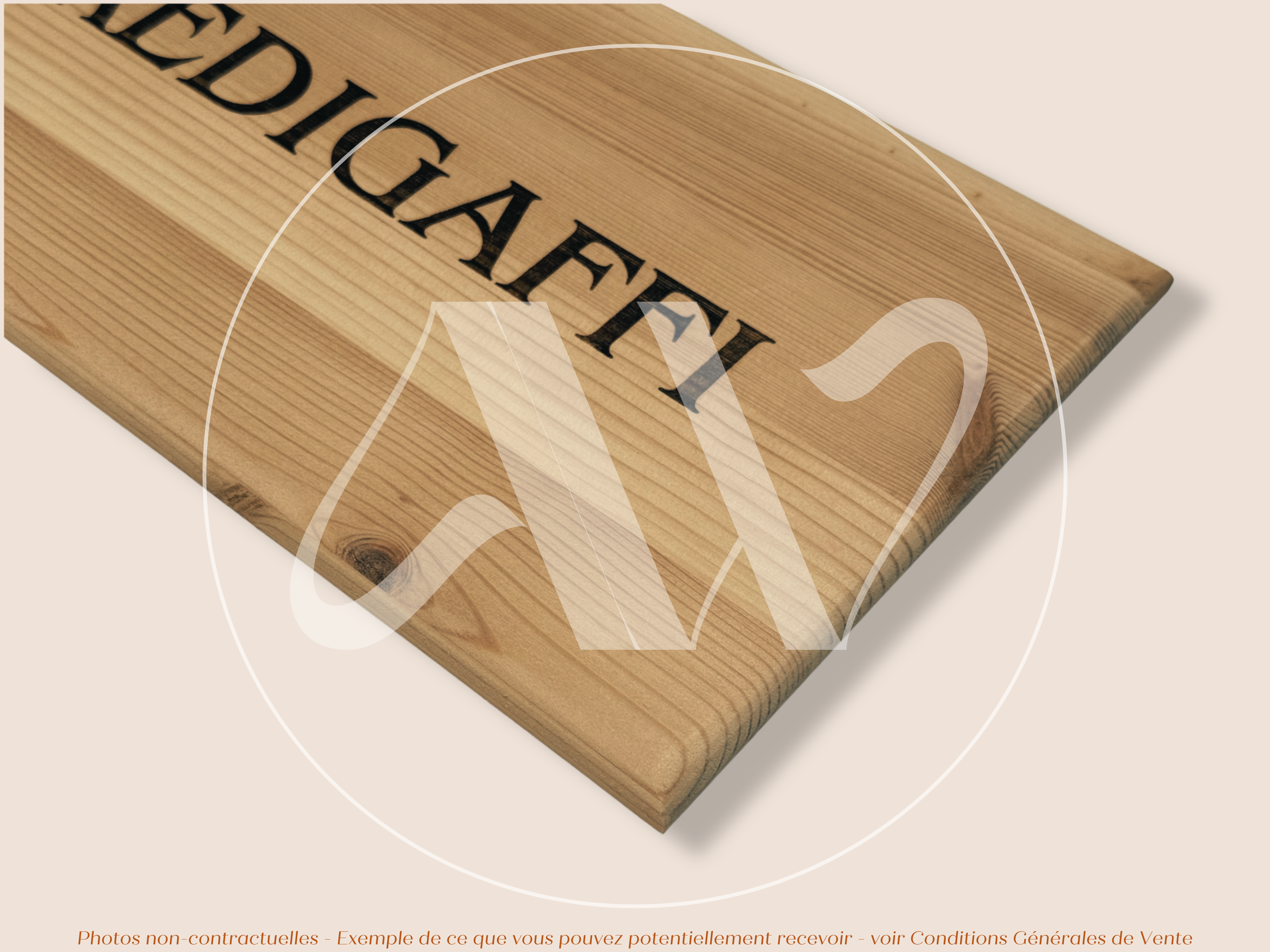 Estampe de caisse de vin en bois Domaine Tua Rita Redigaffi – Toscane Italie – 30 × 17 cm