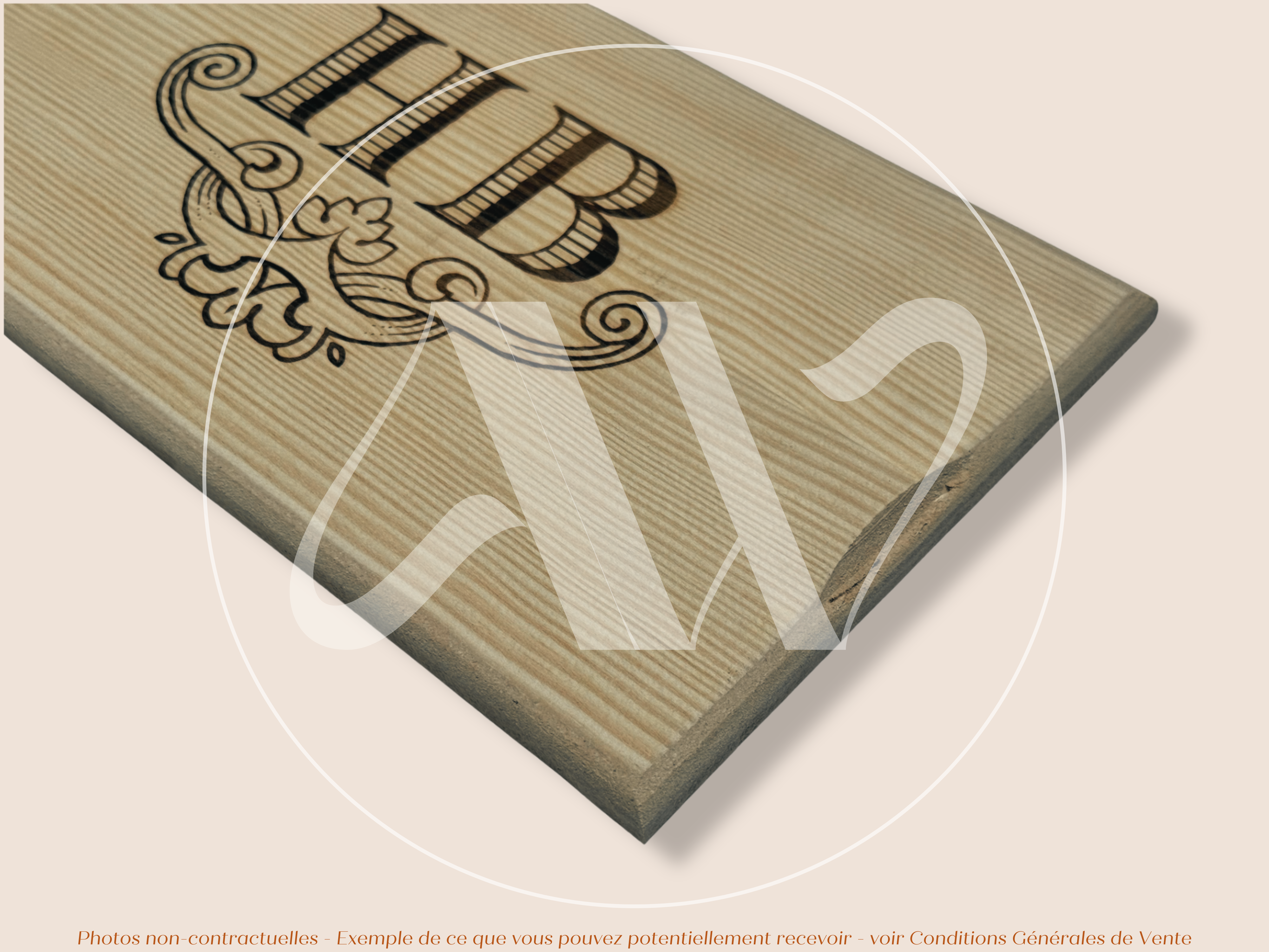 Estampe de caisse de vin Domaine Henri Boillot – Bourgogne – 30 × 17 cm