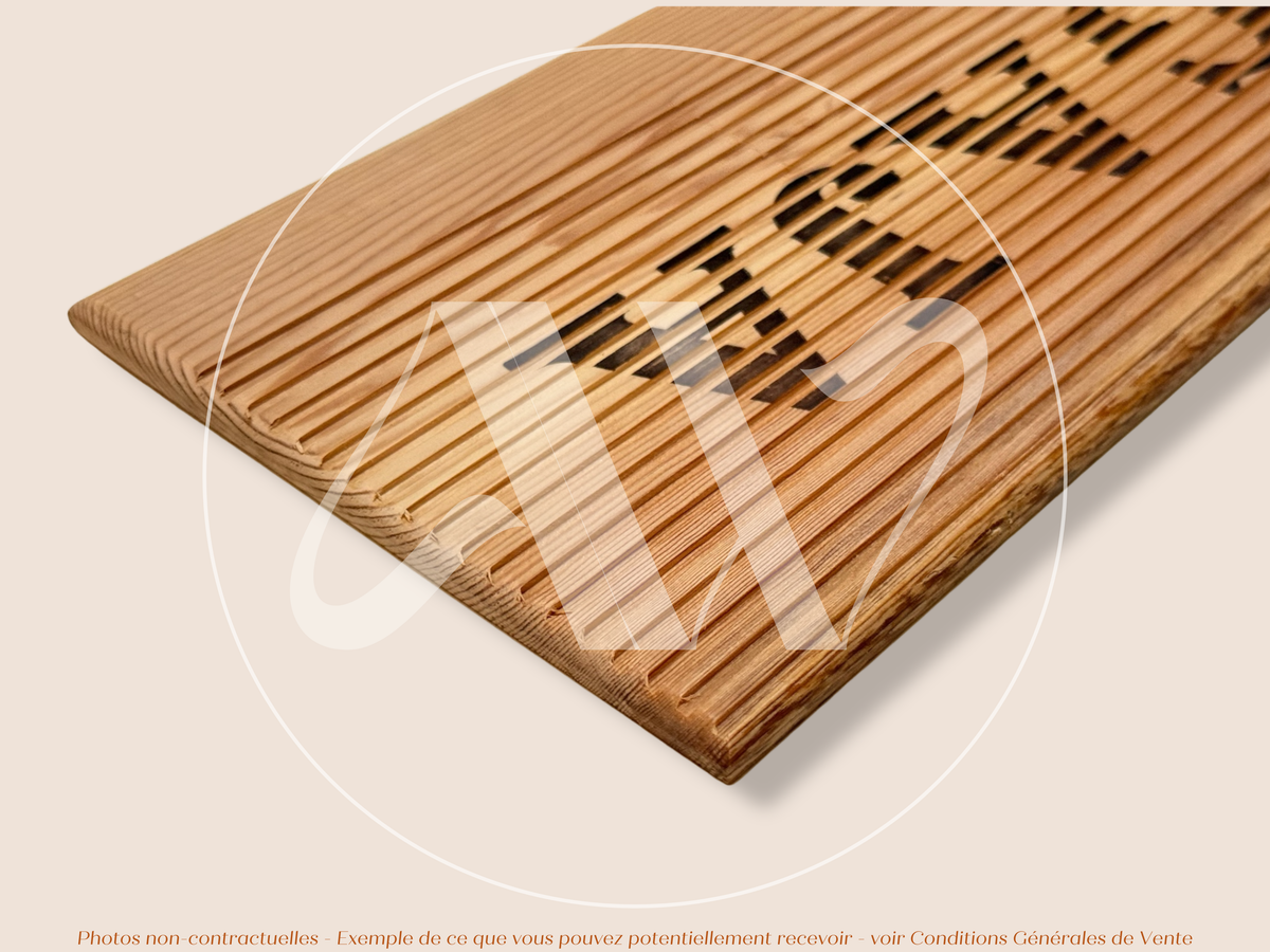 Estampe / Façade d'une caisse de vin en bois du Domaine Gaja - Barbaresco - Italie | Format 6 bouteilles = 30x17 cm