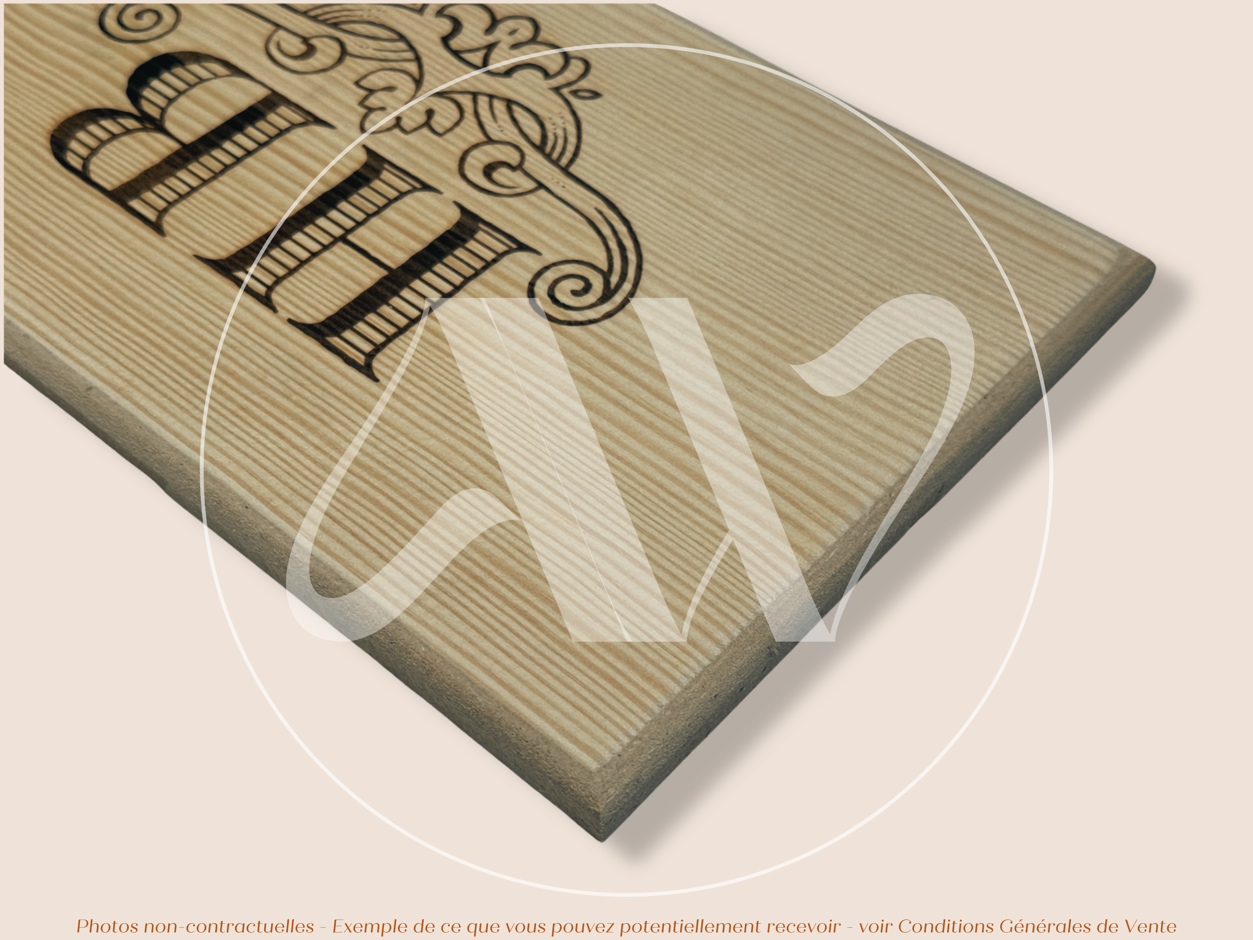 Estampe de caisse de vin Domaine Henri Boillot – Bourgogne – 30 × 17 cm