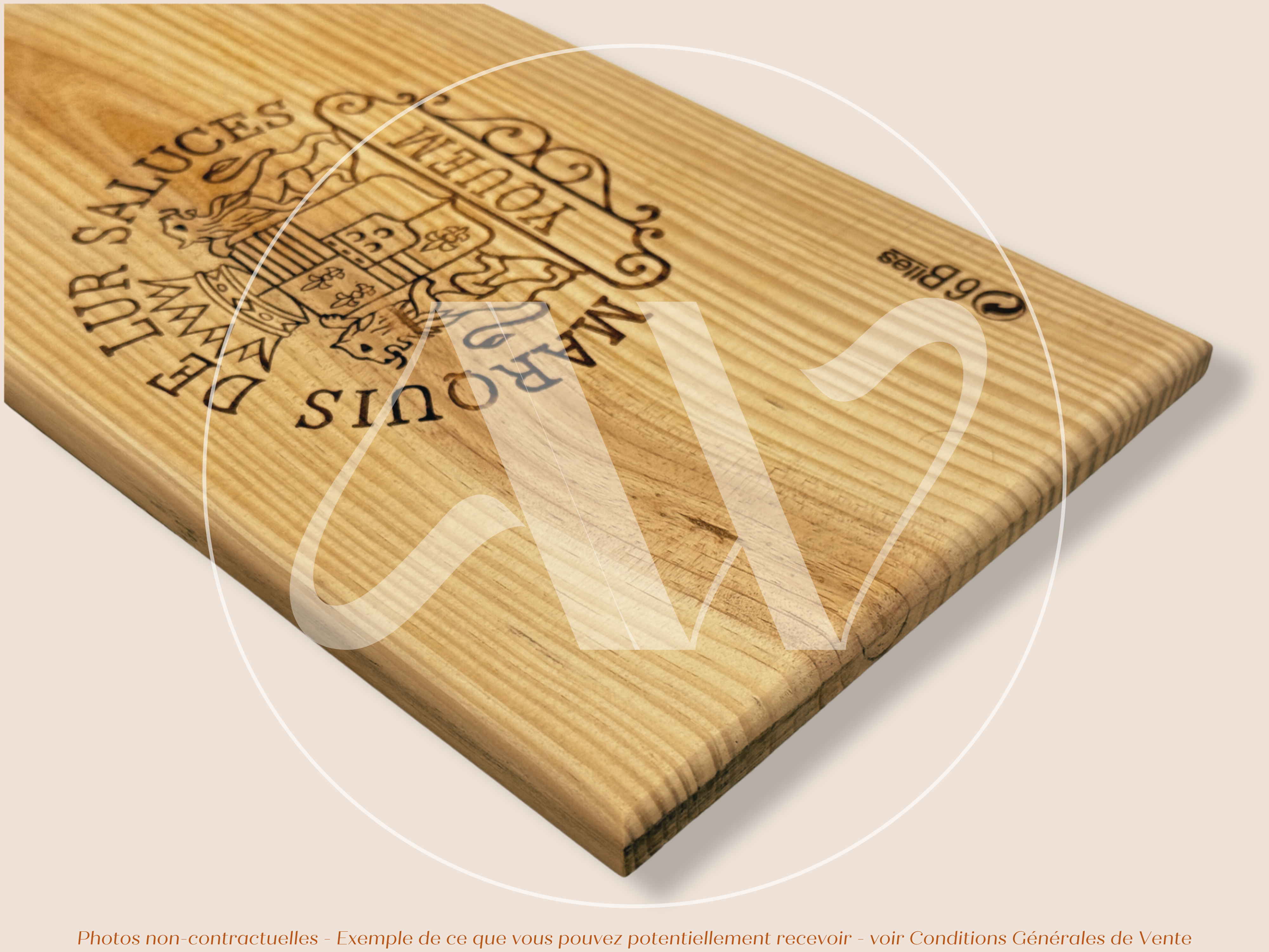 Estampe de caisse de vin – Yquem – 1997 – Sauternes (Bordeaux) – Format 30x17 cm