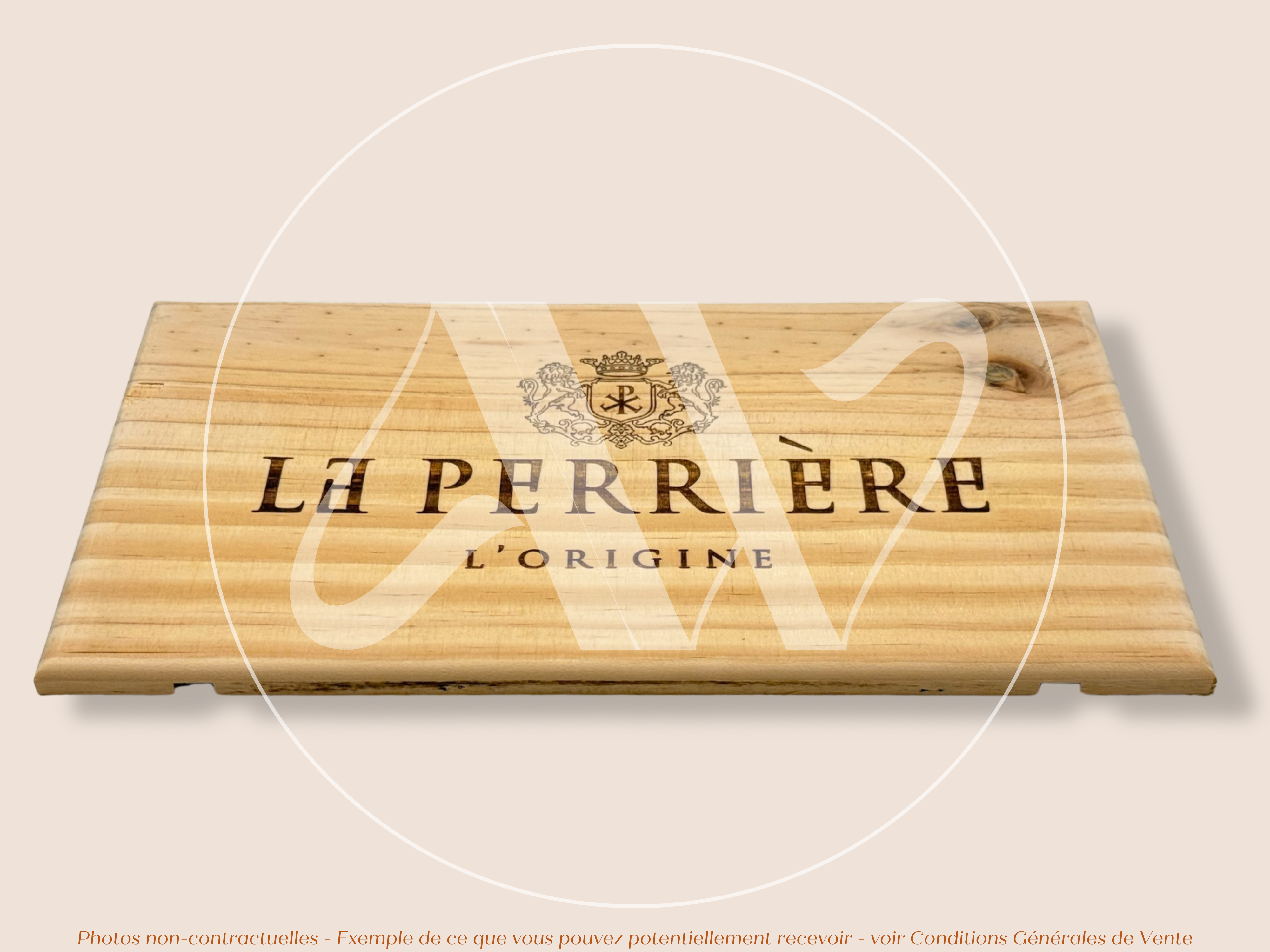 Estampe de caisse de vin – Le Perrière L’Origine - Bourgogne - Sancerre – 30 × 17 cm