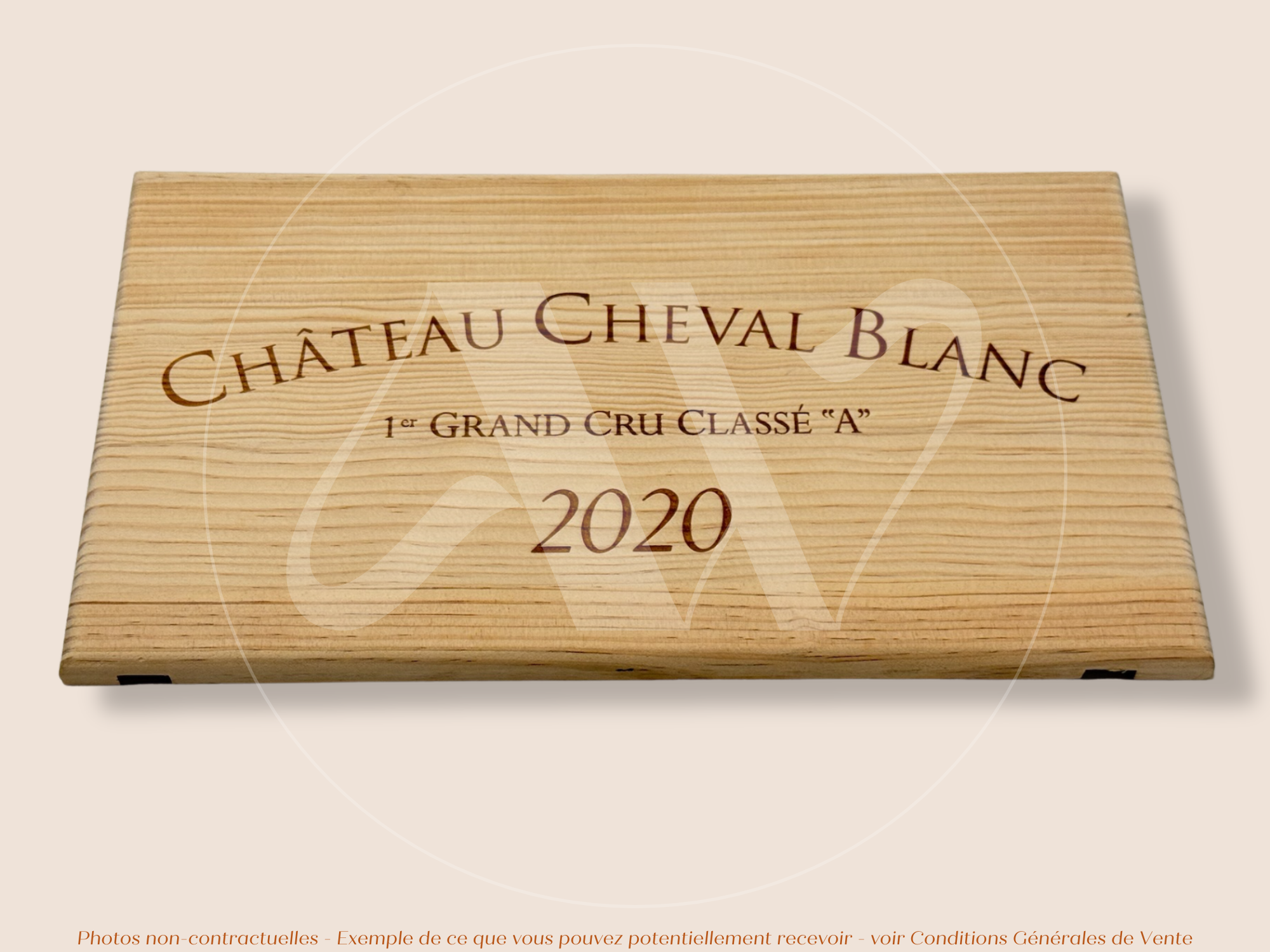 Façade bois – Château Cheval Blanc – Saint-Émilion (Bordeaux) – Millésime 2020 – Grand Cru Classé "A" – Estampe Exceptionnelle