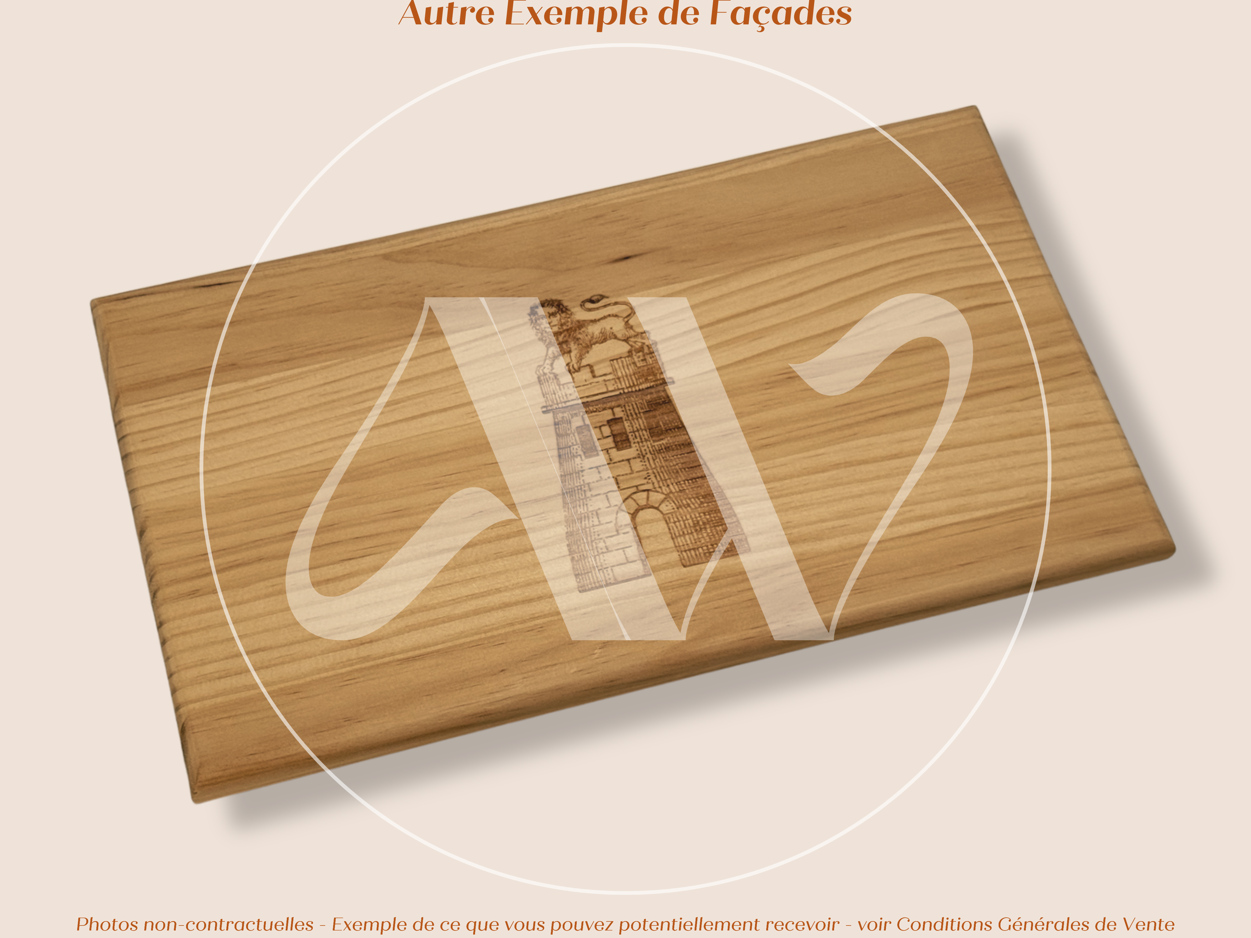 Estampe de caisse de vin bois - Château Latour – Pauillac Bordeaux – 30 × 17 cm