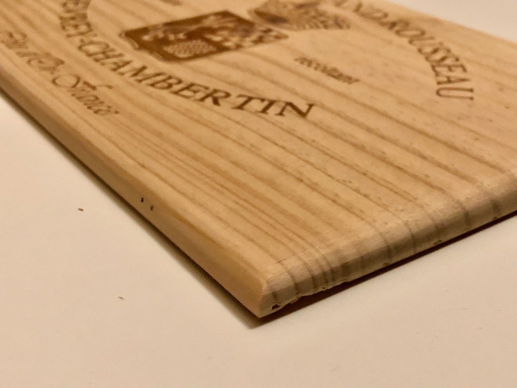Estampe / Façade d'une caisse de vin en bois du Domaine Armand ROUSSEAU - Bourgogne | Format 6 bouteilles = 30x17 cm